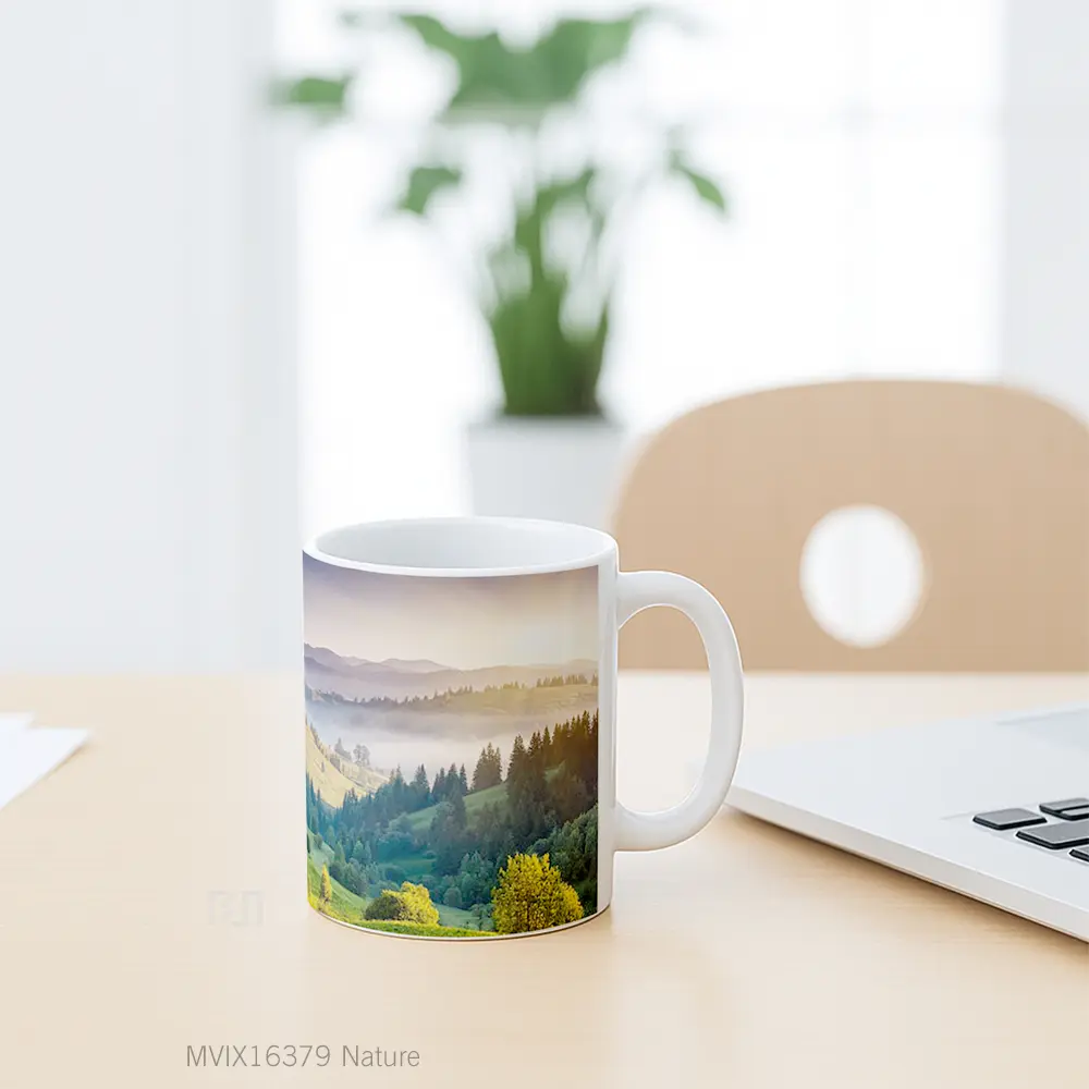 Mug Nature Full Wrap Lanscape - All-side / Desain