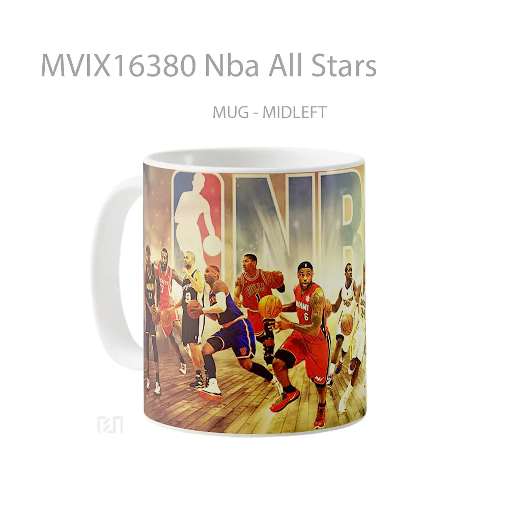 Mug Nba All Stars Full Wrap Lanscape - All-side / Desain