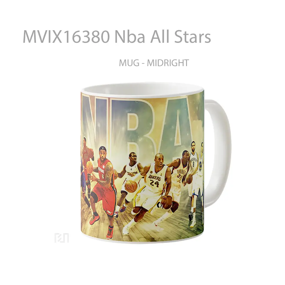 Mug Nba All Stars Full Wrap Lanscape - All-side / Desain