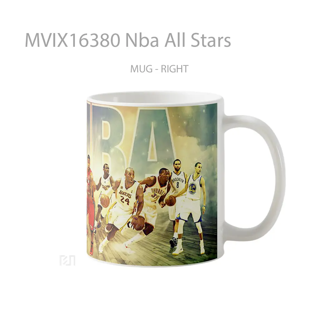 Mug Nba All Stars Full Wrap Lanscape - All-side / Desain