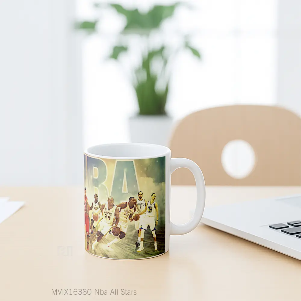 Mug Nba All Stars Full Wrap Lanscape - All-side / Desain