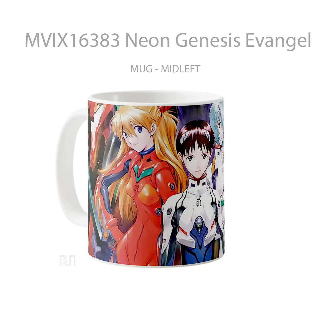 Mug Neon Genesis Evangelion Full Wrap Lanscape - All-side / Desain