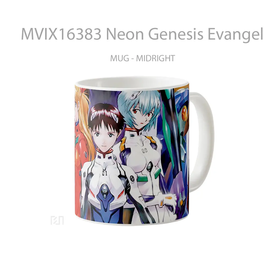 Mug Neon Genesis Evangelion Full Wrap Lanscape - All-side / Desain