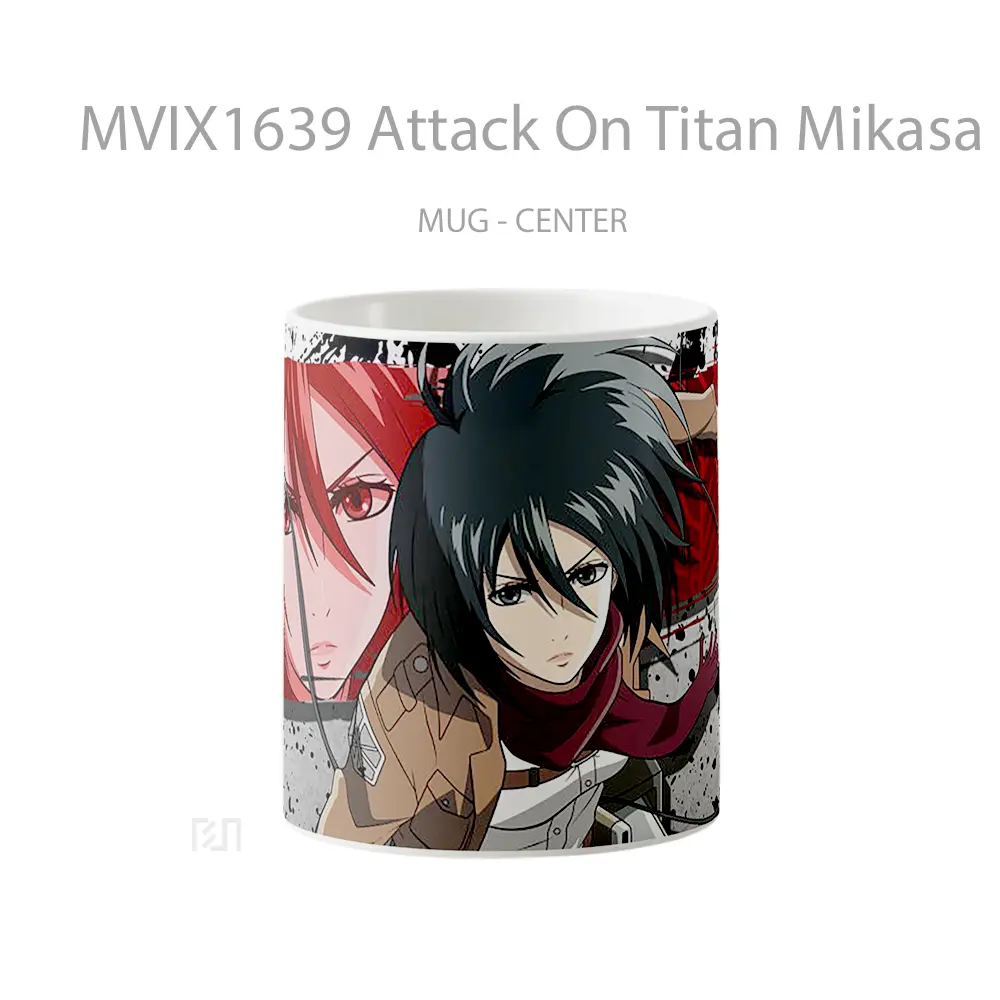 Mug Attack On Titan Mikasa Full Wrap Lanscape
