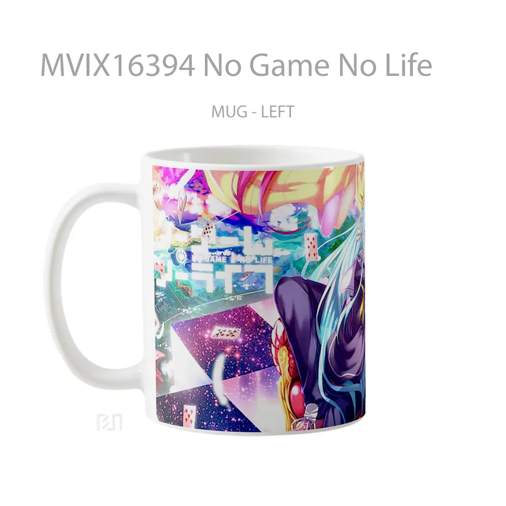 Mug No Game No Life Full Wrap Lanscape - All-side / Desain
