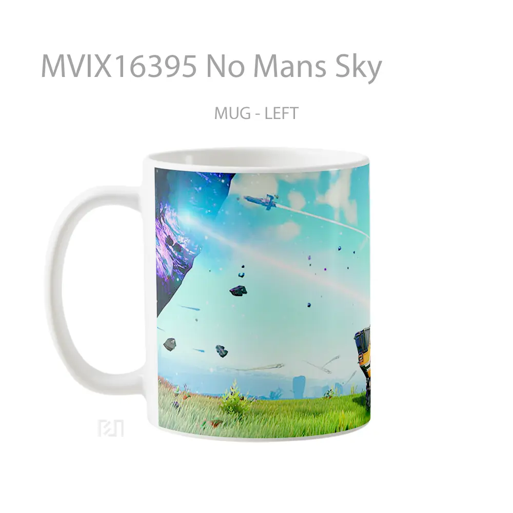 Mug No Mans Sky Full Wrap Lanscape - All-side / Desain