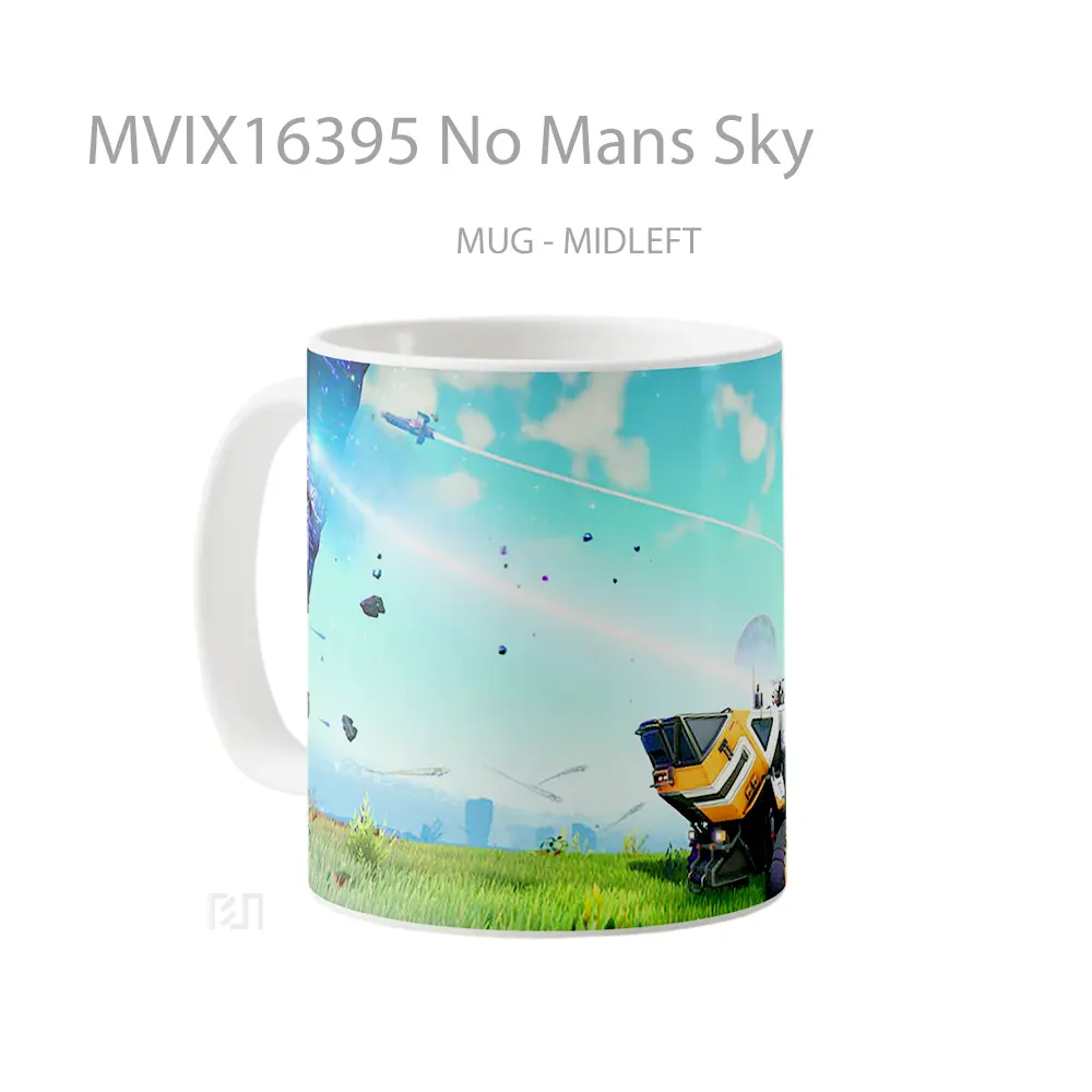 Mug No Mans Sky Full Wrap Lanscape - All-side / Desain