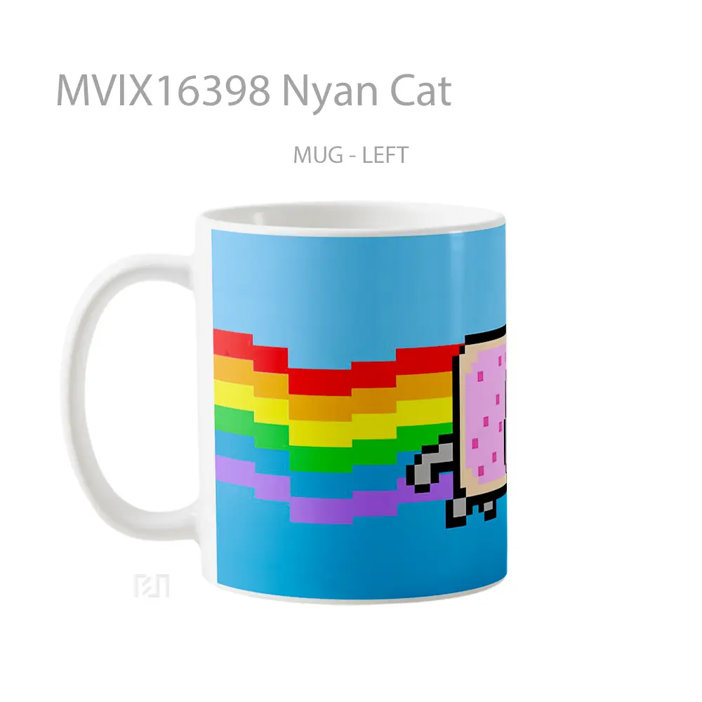 Mug Nyan Cat Full Wrap Lanscape - All-side / Desain