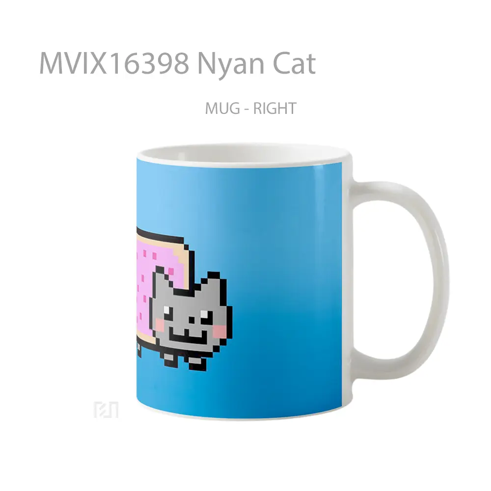 Mug Nyan Cat Full Wrap Lanscape - All-side / Desain