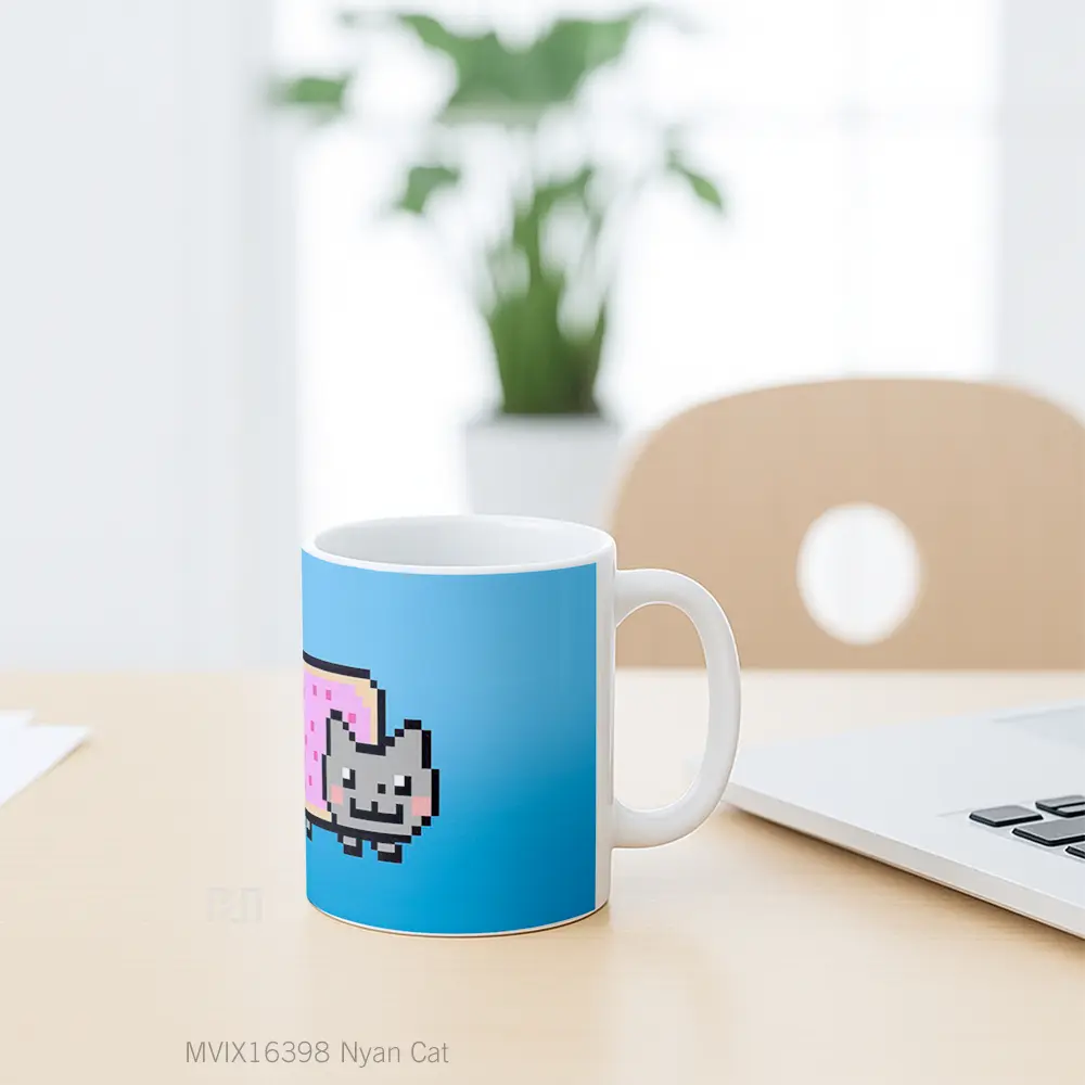 Mug Nyan Cat Full Wrap Lanscape - All-side / Desain