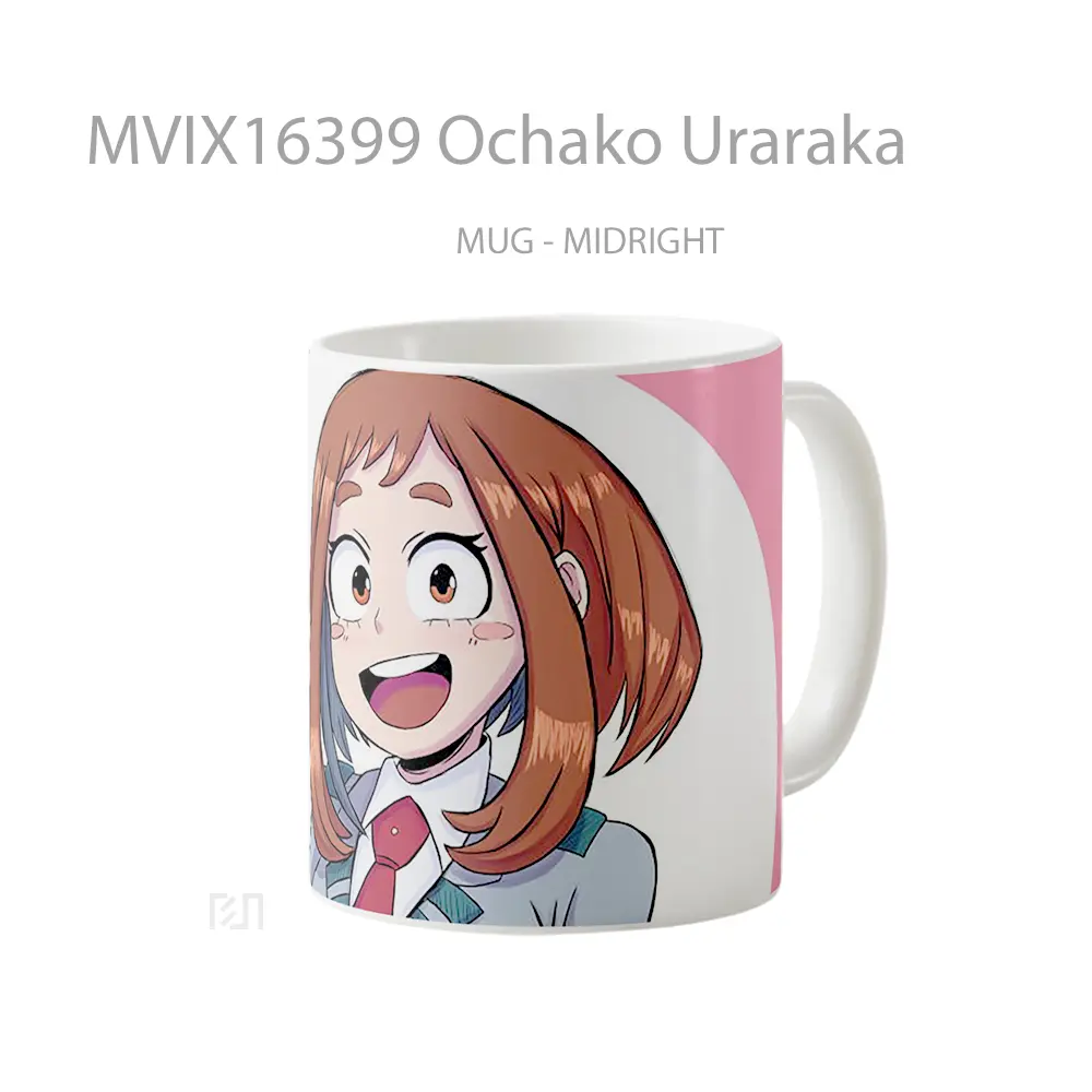 Mug Ochako Uraraka Full Wrap Lanscape - All-side / Desain