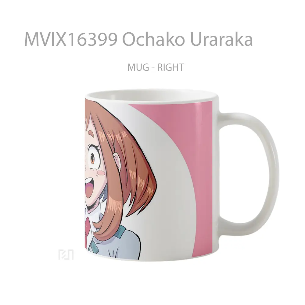 Mug Ochako Uraraka Full Wrap Lanscape - All-side / Desain
