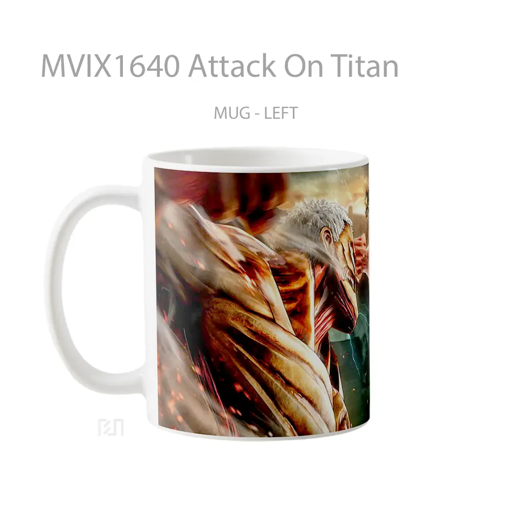 Mug Attack On Titan Full Wrap Lanscape - All-side / Desain