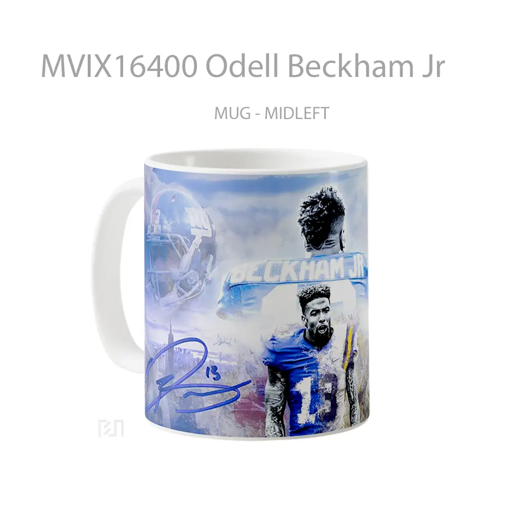 Mug Odell Beckham Jr Full Wrap Lanscape - All-side / Desain