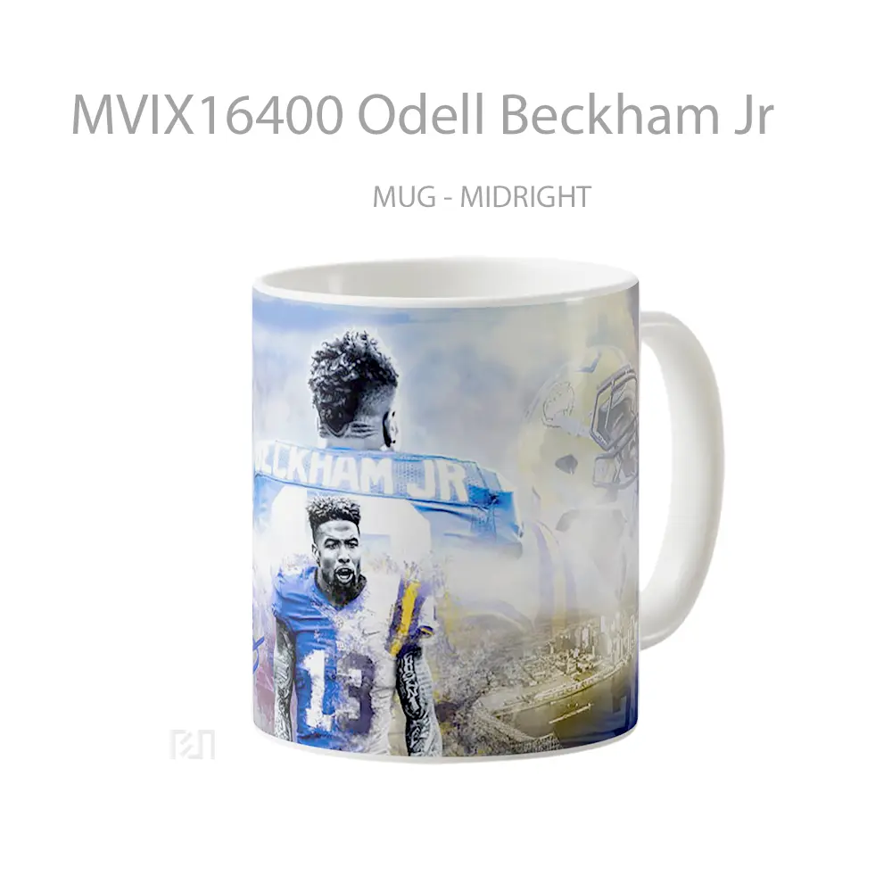 Mug Odell Beckham Jr Full Wrap Lanscape - All-side / Desain