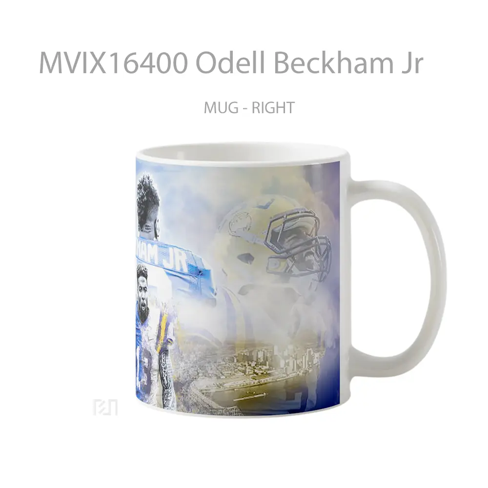 Mug Odell Beckham Jr Full Wrap Lanscape - All-side / Desain