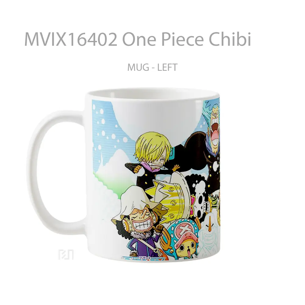 Mug One Piece Chibi Full Wrap Lanscape - All-side / Desain