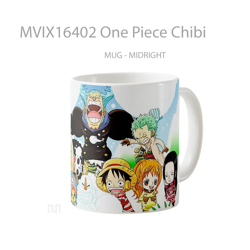 Mug One Piece Chibi Full Wrap Lanscape - All-side / Desain