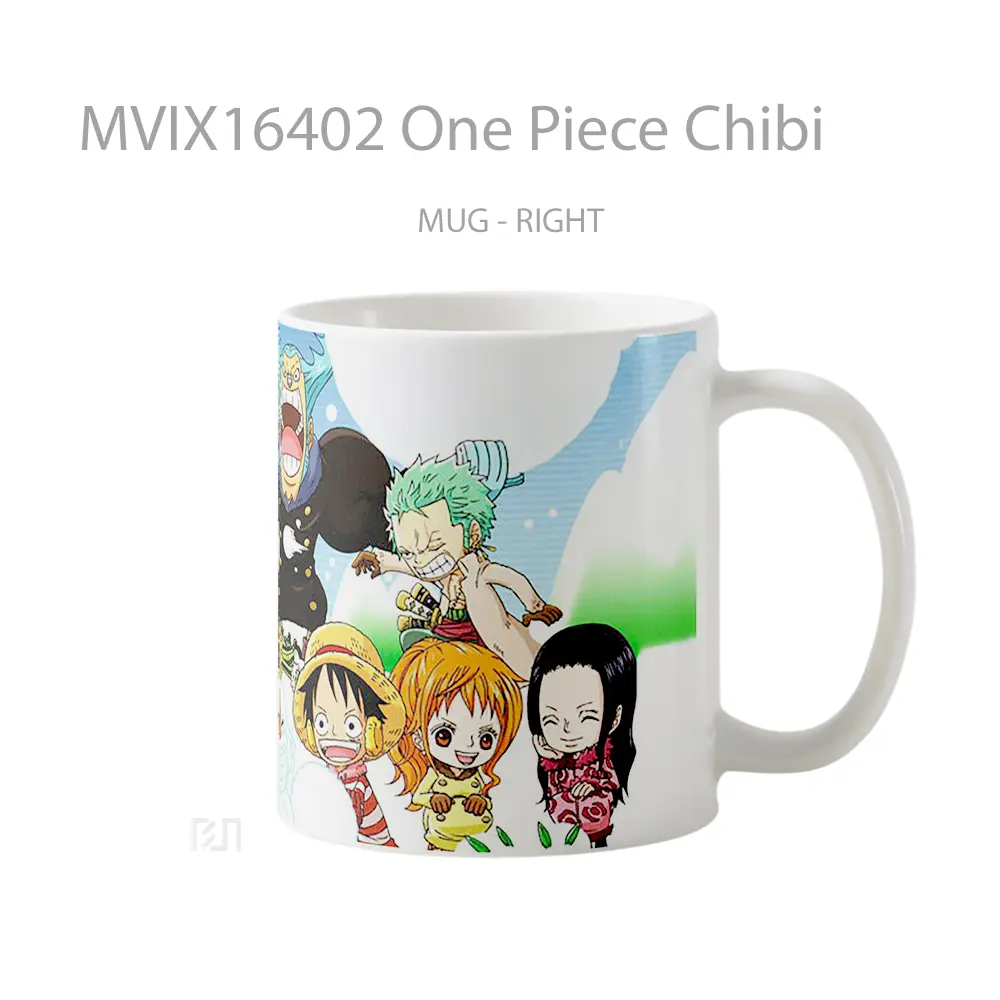 Mug One Piece Chibi Full Wrap Lanscape - All-side / Desain