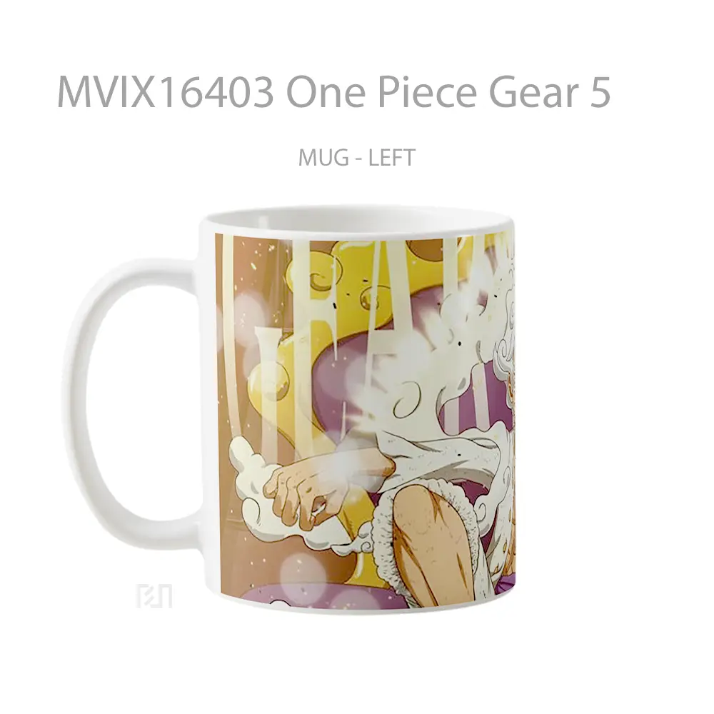 Mug One Piece Gear 5 Full Wrap Lanscape - All-side / Desain