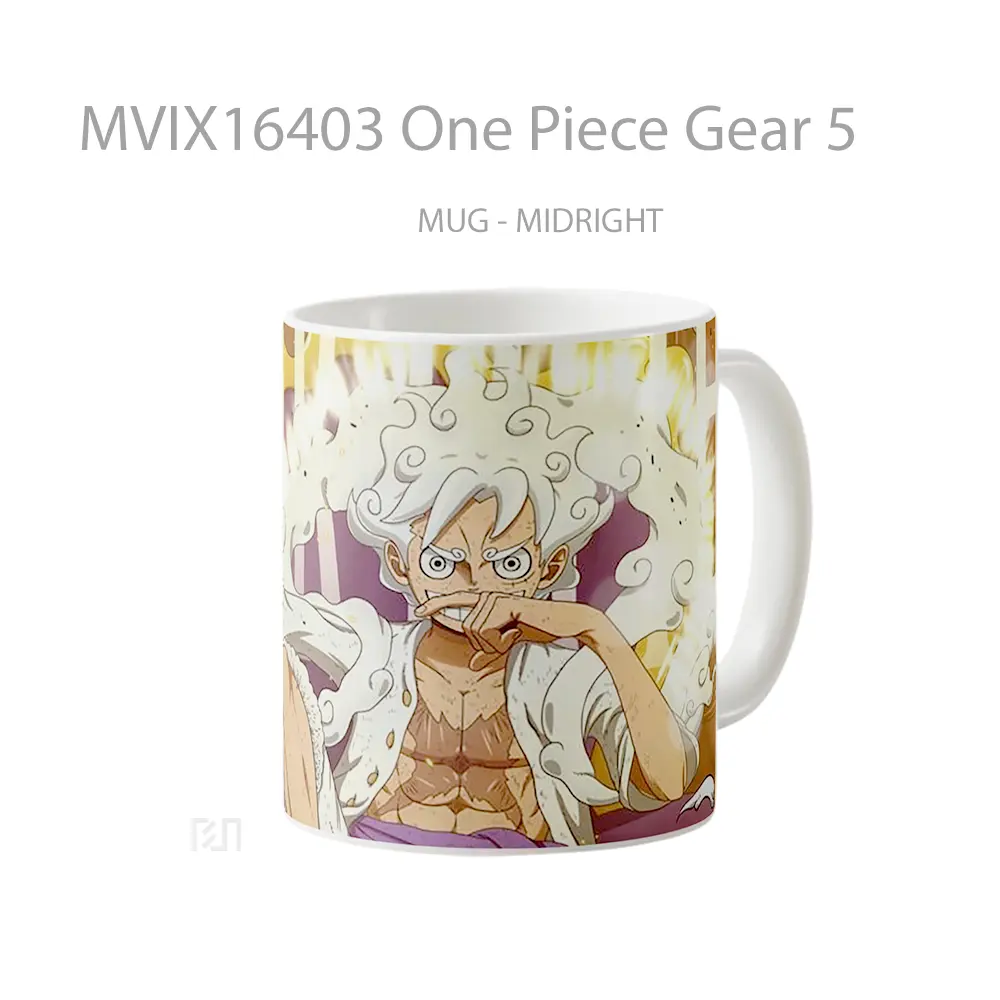 Mug One Piece Gear 5 Full Wrap Lanscape - All-side / Desain
