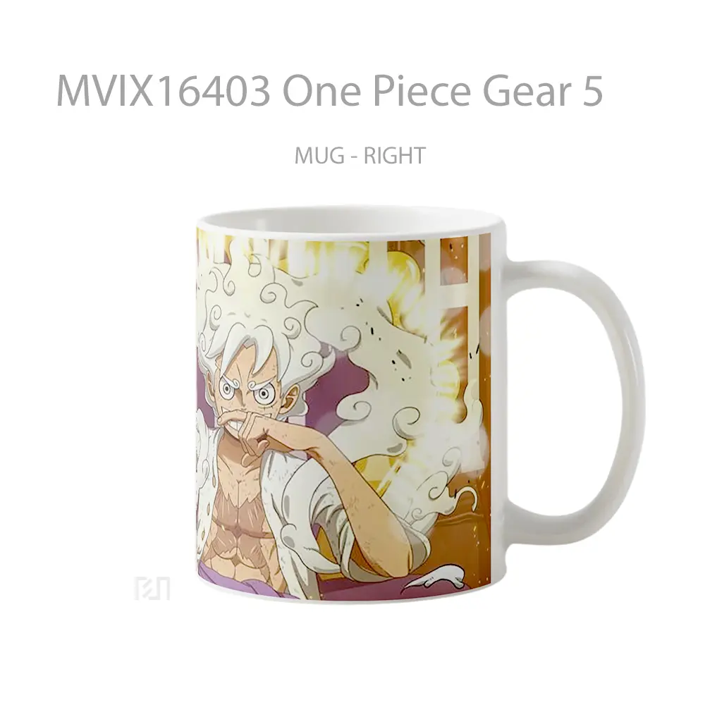 Mug One Piece Gear 5 Full Wrap Lanscape - All-side / Desain