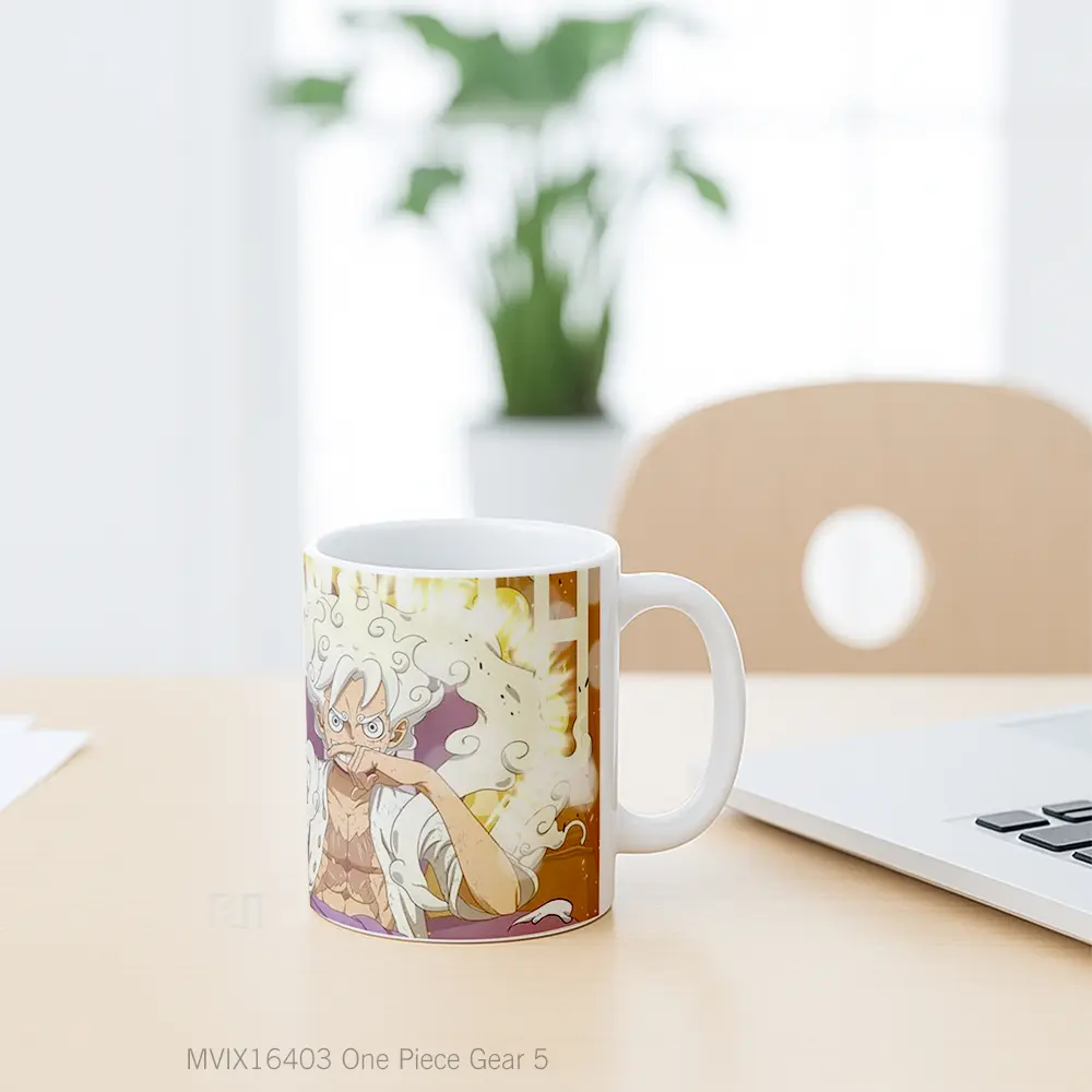 Mug One Piece Gear 5 Full Wrap Lanscape - All-side / Desain