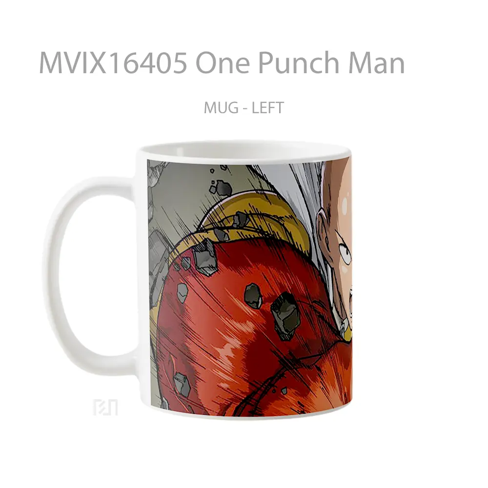 Mug One Punch Man Full Wrap Lanscape - All-side / Desain