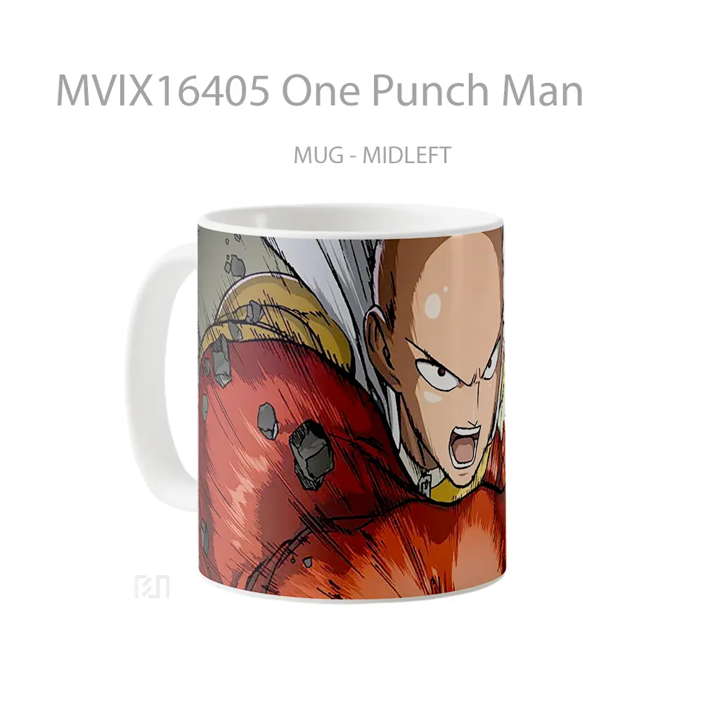 Mug One Punch Man Full Wrap Lanscape - All-side / Desain