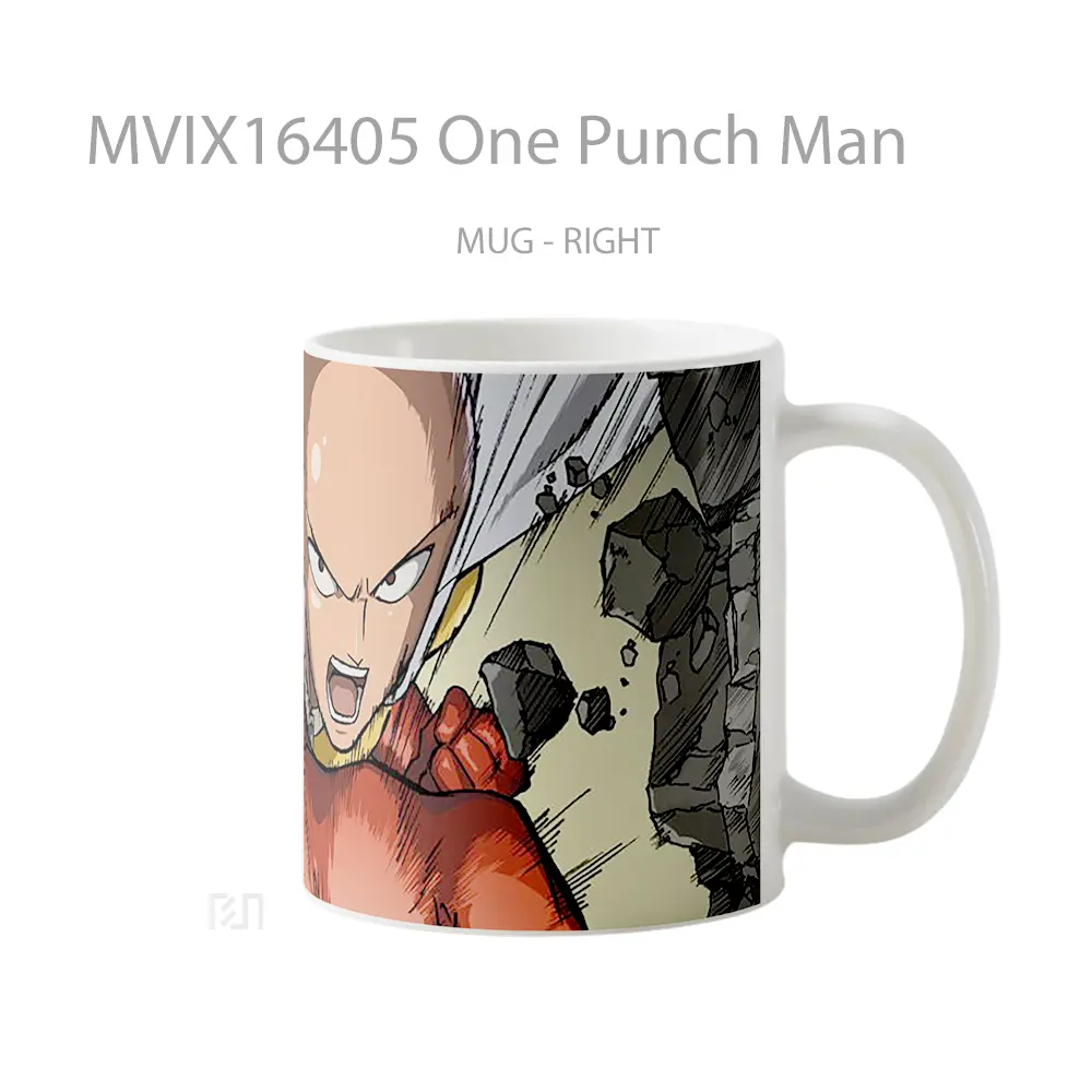 Mug One Punch Man Full Wrap Lanscape - All-side / Desain