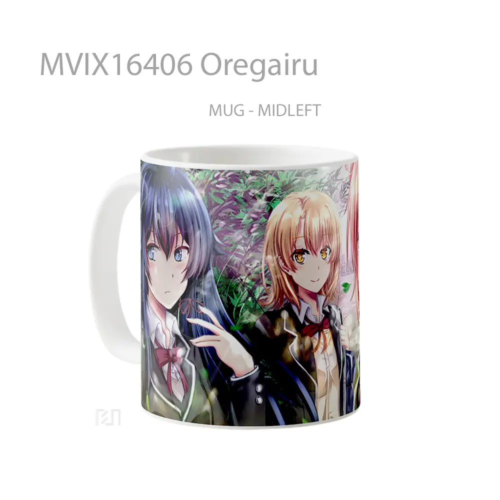 Mug Oregairu Full Wrap Lanscape - All-side / Desain