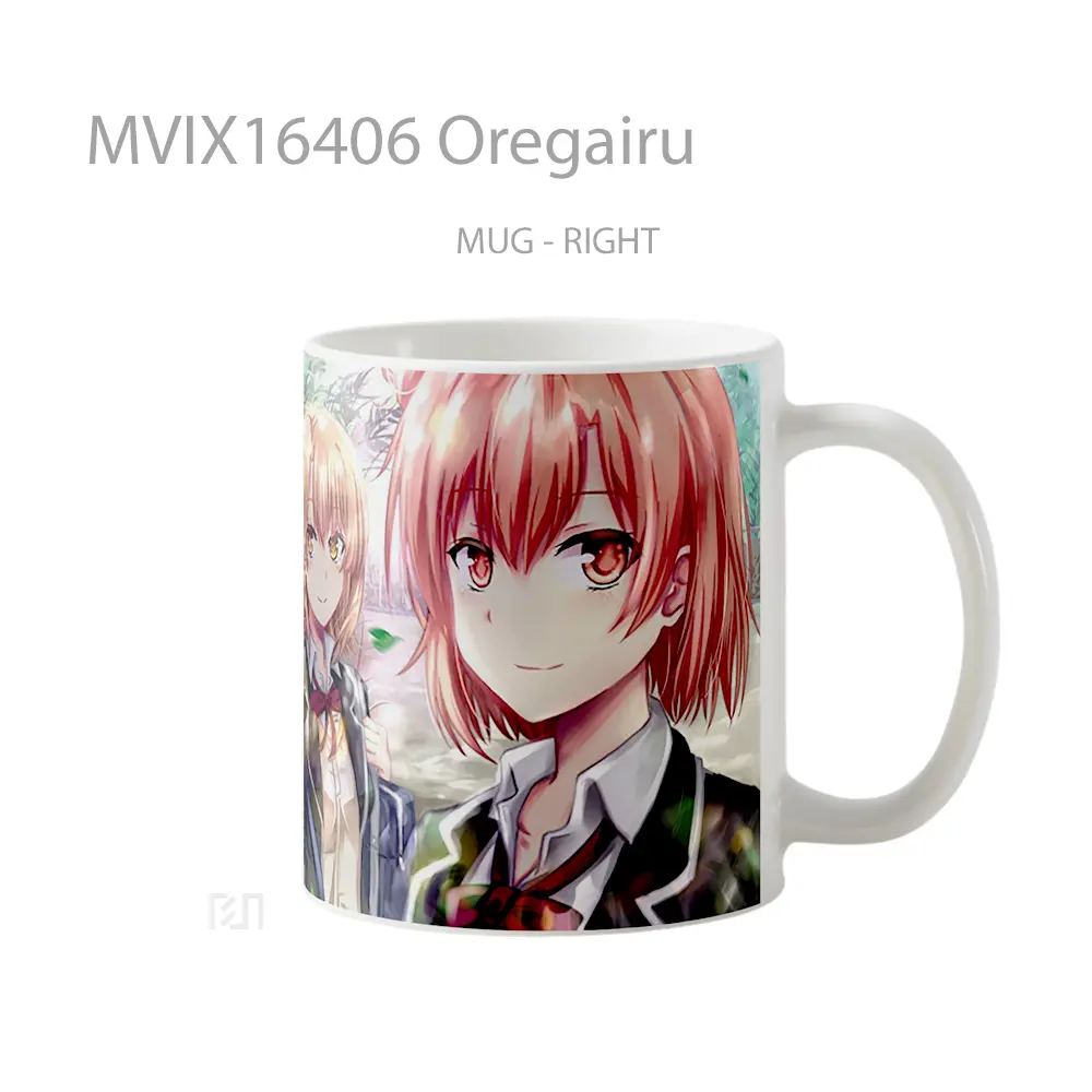 Mug Oregairu Full Wrap Lanscape - All-side / Desain