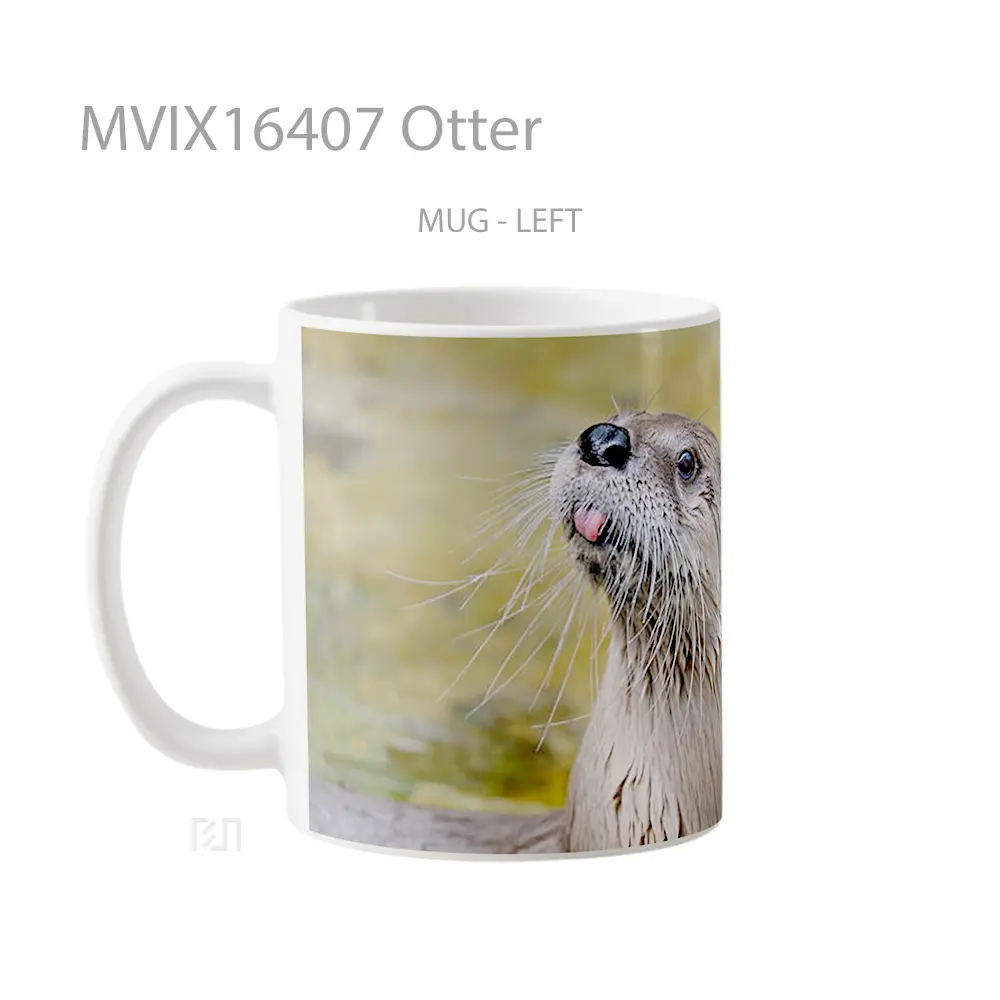 Mug Otter Full Wrap Lanscape - All-side / Desain