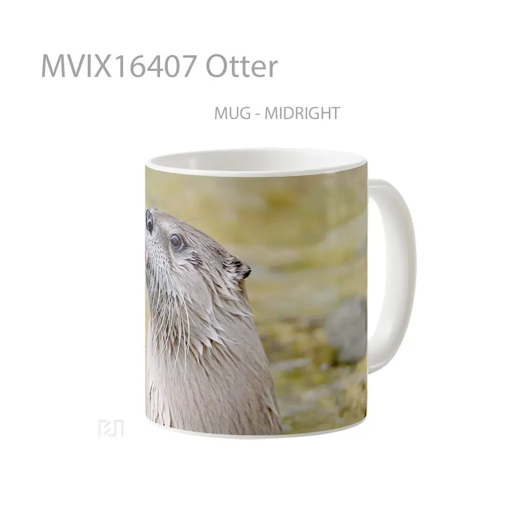 Mug Otter Full Wrap Lanscape - All-side / Desain