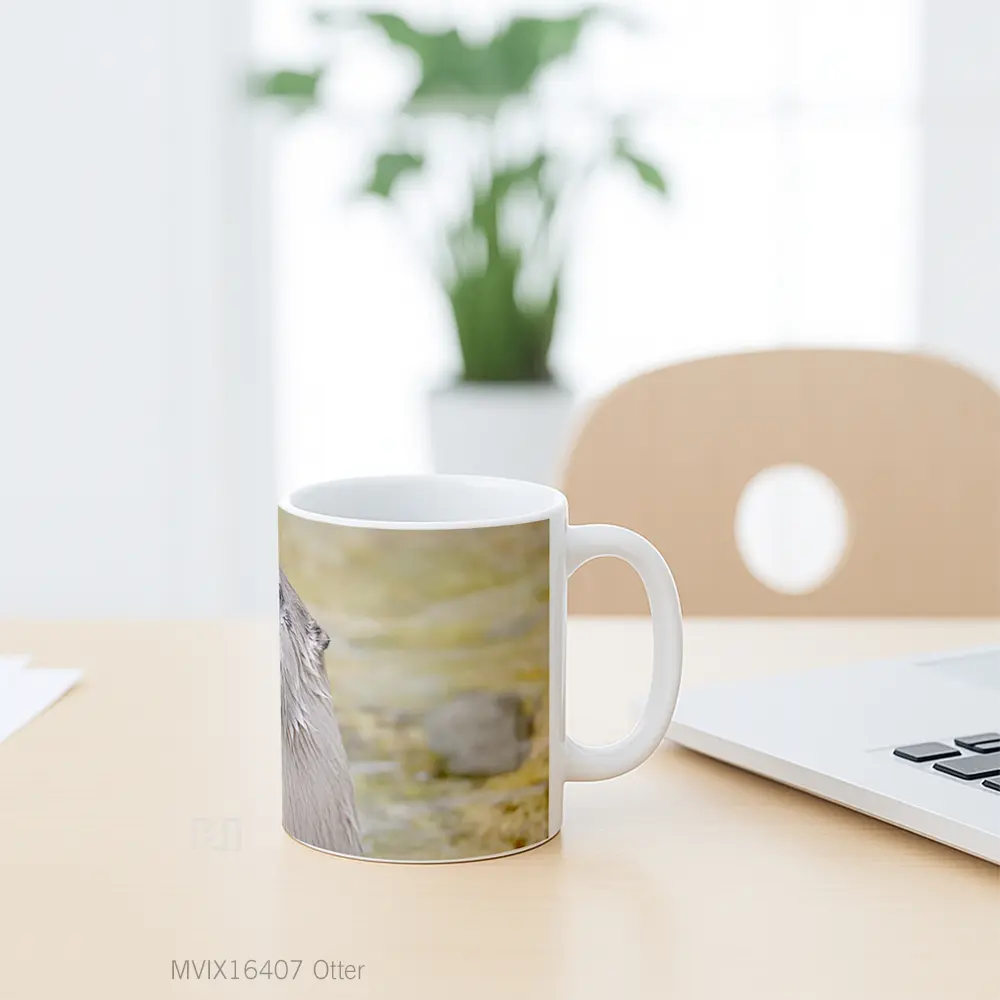 Mug Otter Full Wrap Lanscape - All-side / Desain