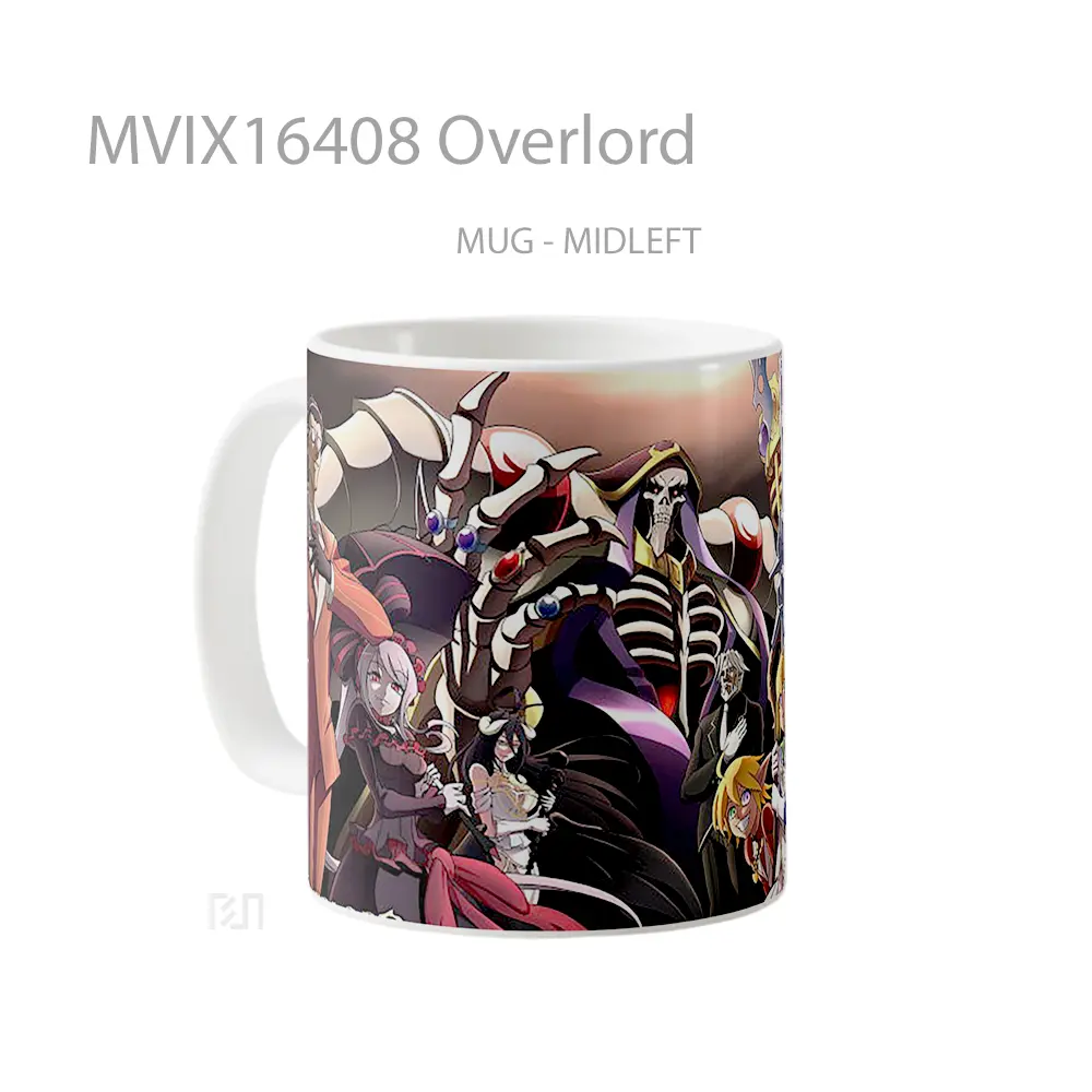 Mug Overlord Full Wrap Lanscape - All-side / Desain