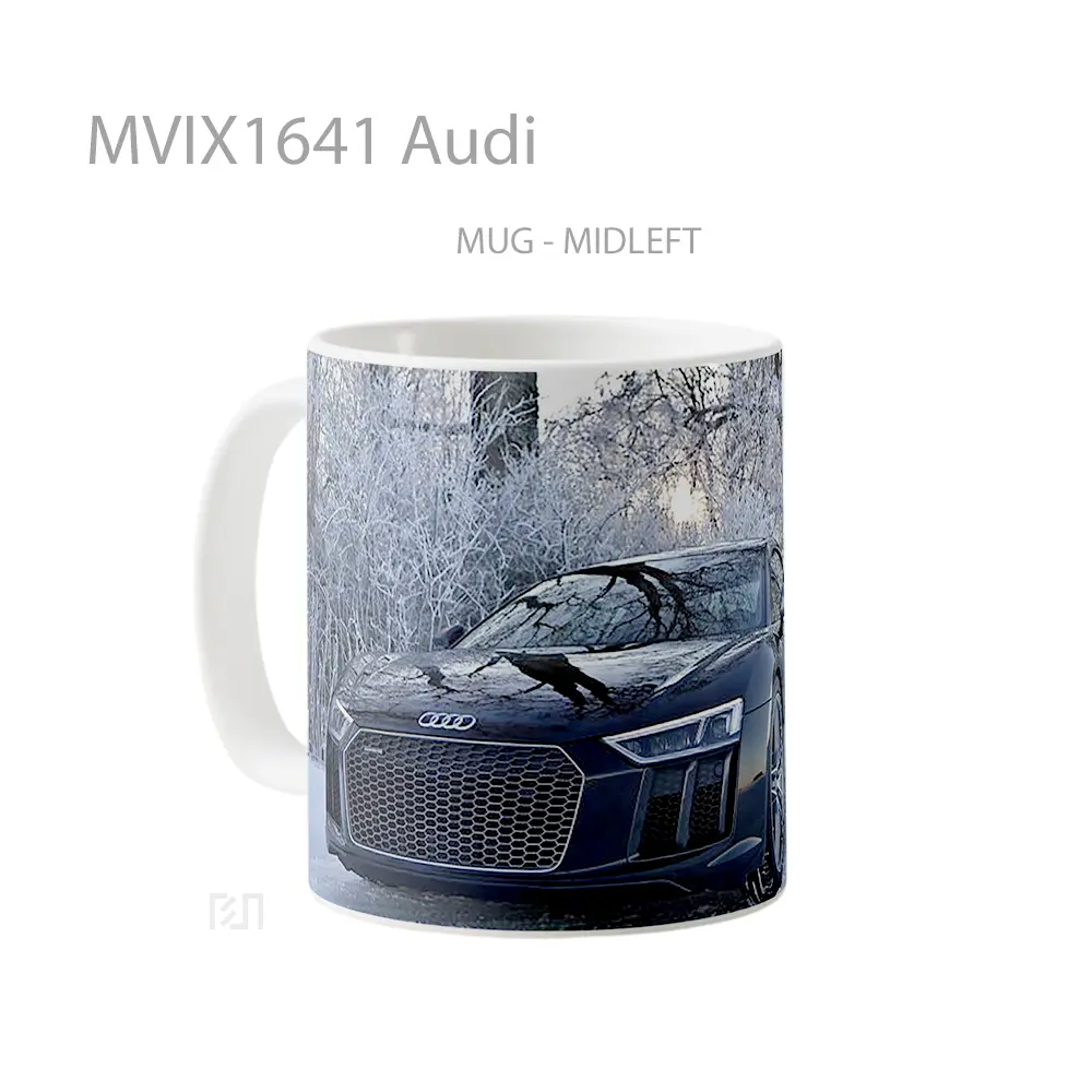 Mug Audi Full Wrap Lanscape - All-side / Desain