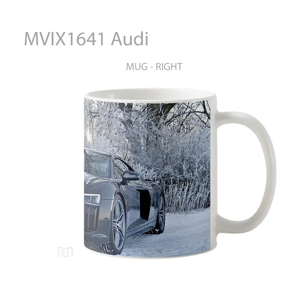 Mug Audi Full Wrap Lanscape - All-side / Desain