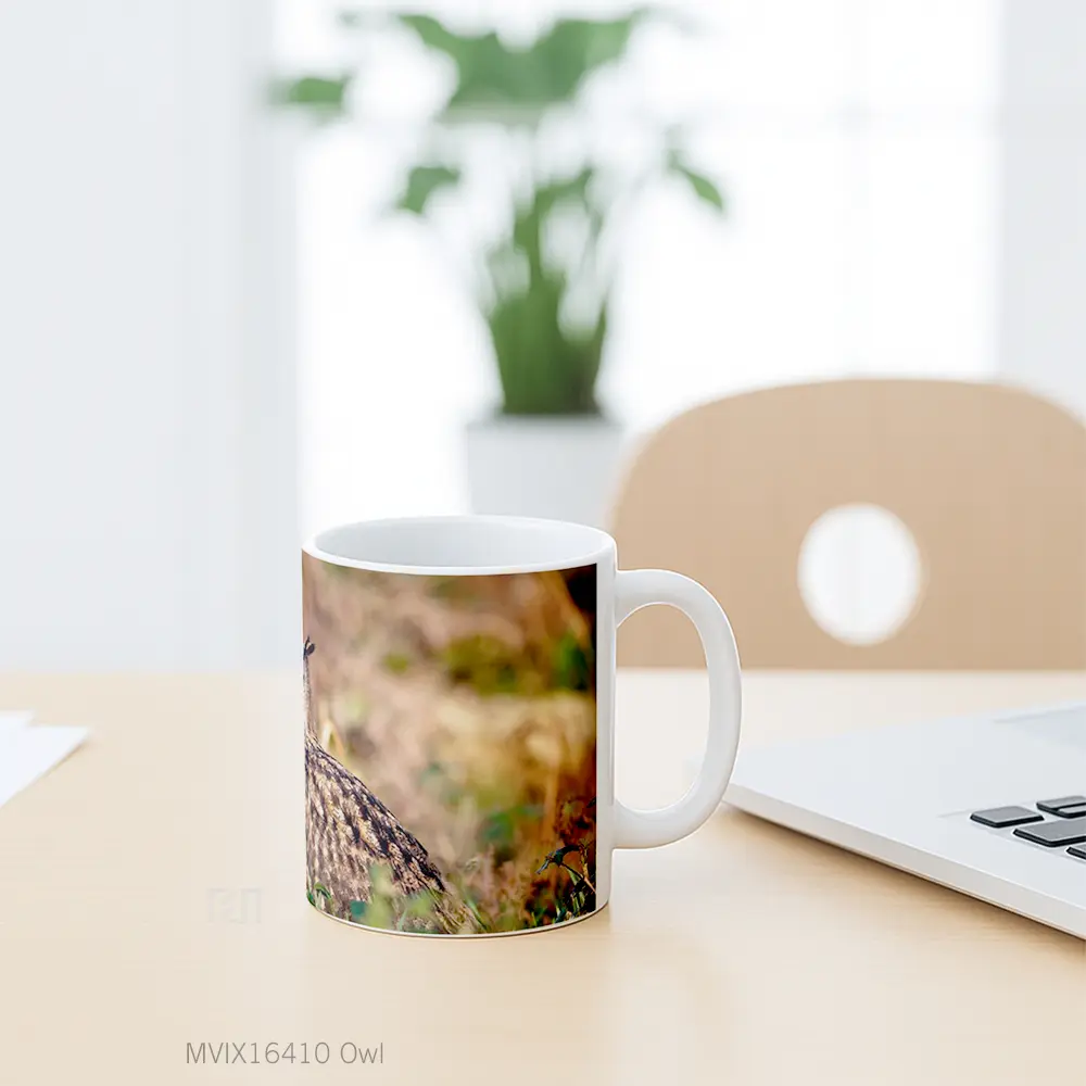 Mug Owl Full Wrap Lanscape - All-side / Desain