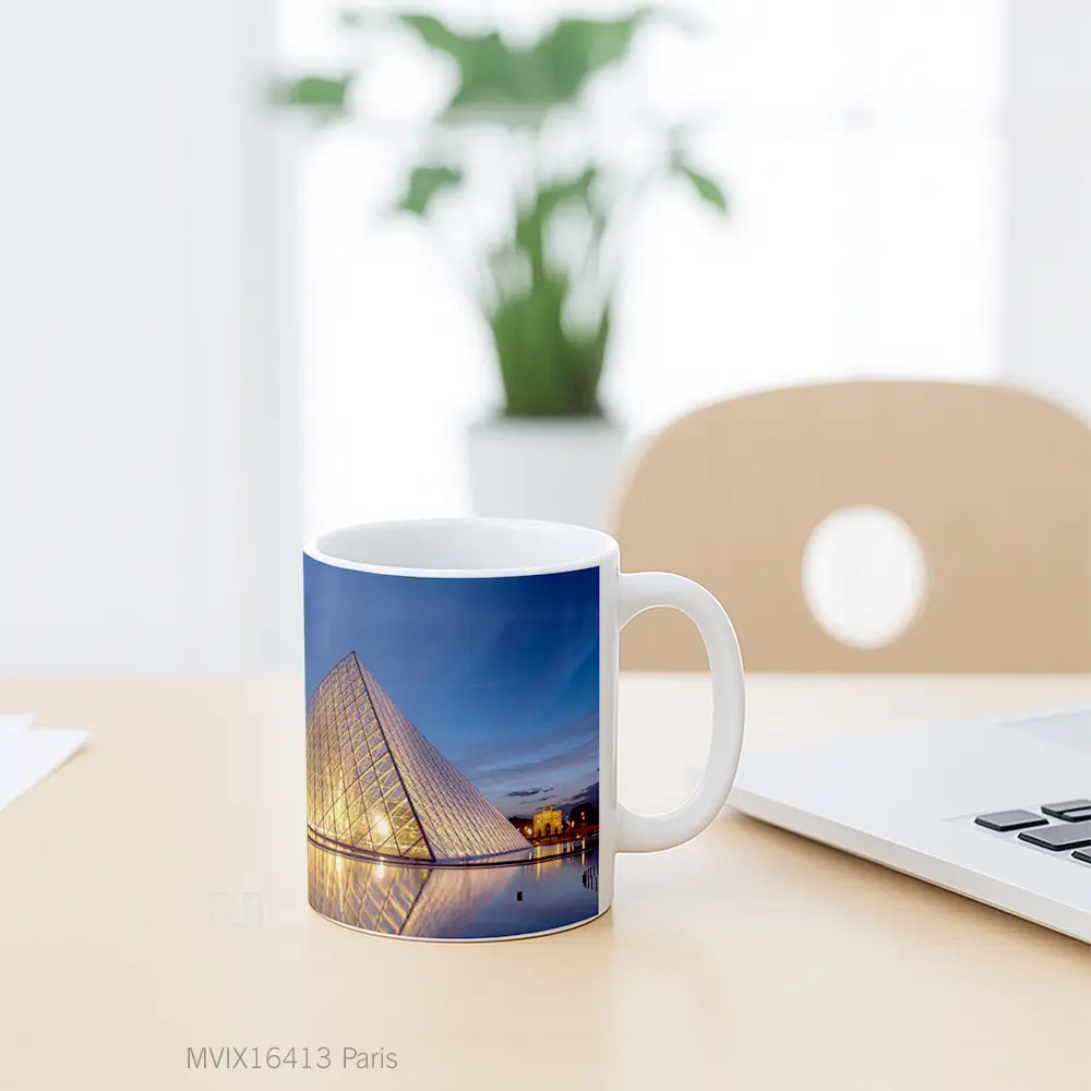 Mug Paris Full Wrap Lanscape - All-side / Desain
