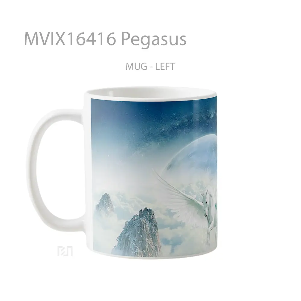 Mug Pegasus Full Wrap Lanscape - All-side / Desain