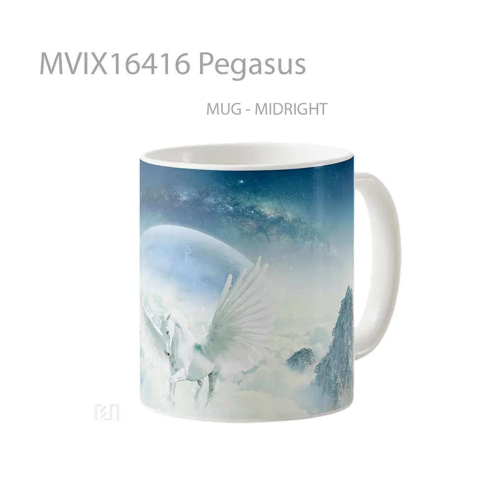 Mug Pegasus Full Wrap Lanscape - All-side / Desain
