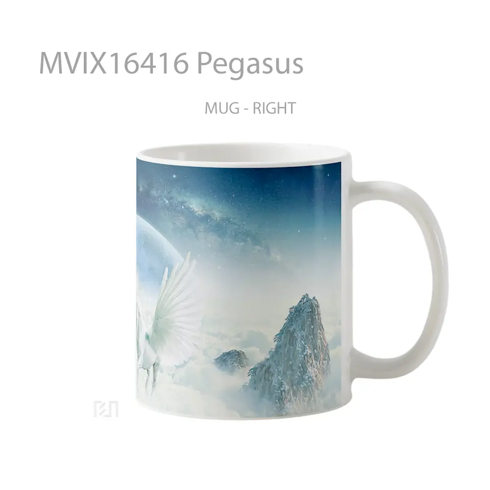 Mug Pegasus Full Wrap Lanscape - All-side / Desain