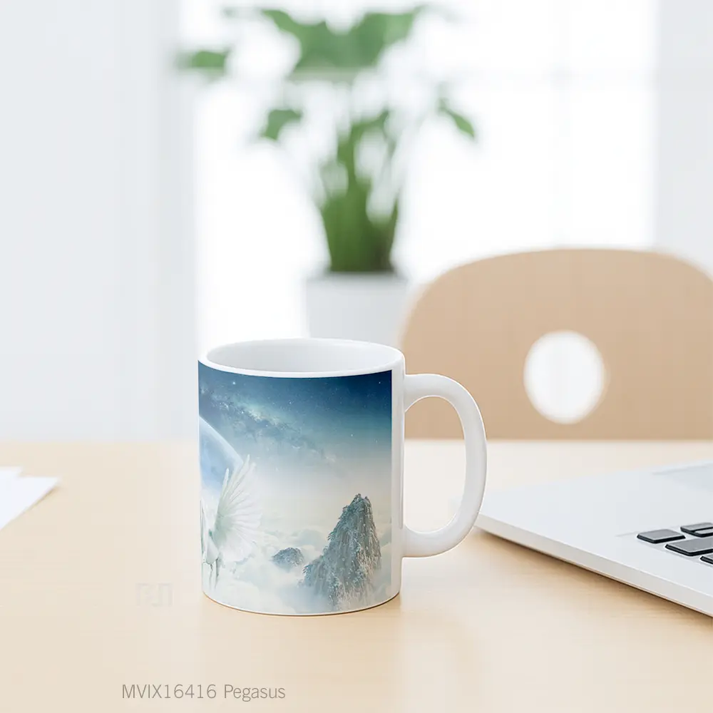 Mug Pegasus Full Wrap Lanscape - All-side / Desain