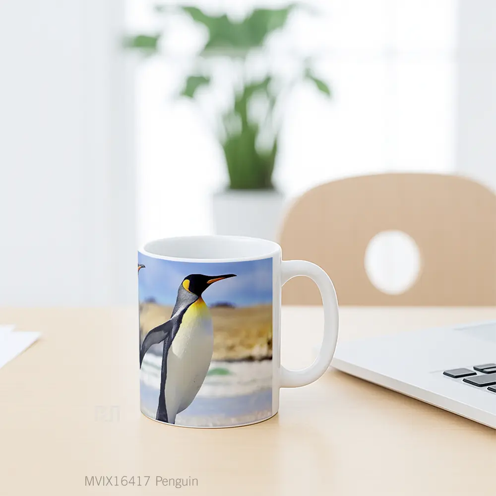 Mug Penguin Full Wrap Lanscape - All-side / Desain