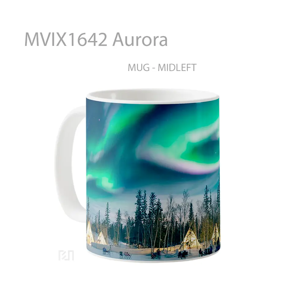 Mug Aurora Full Wrap Lanscape - All-side / Desain