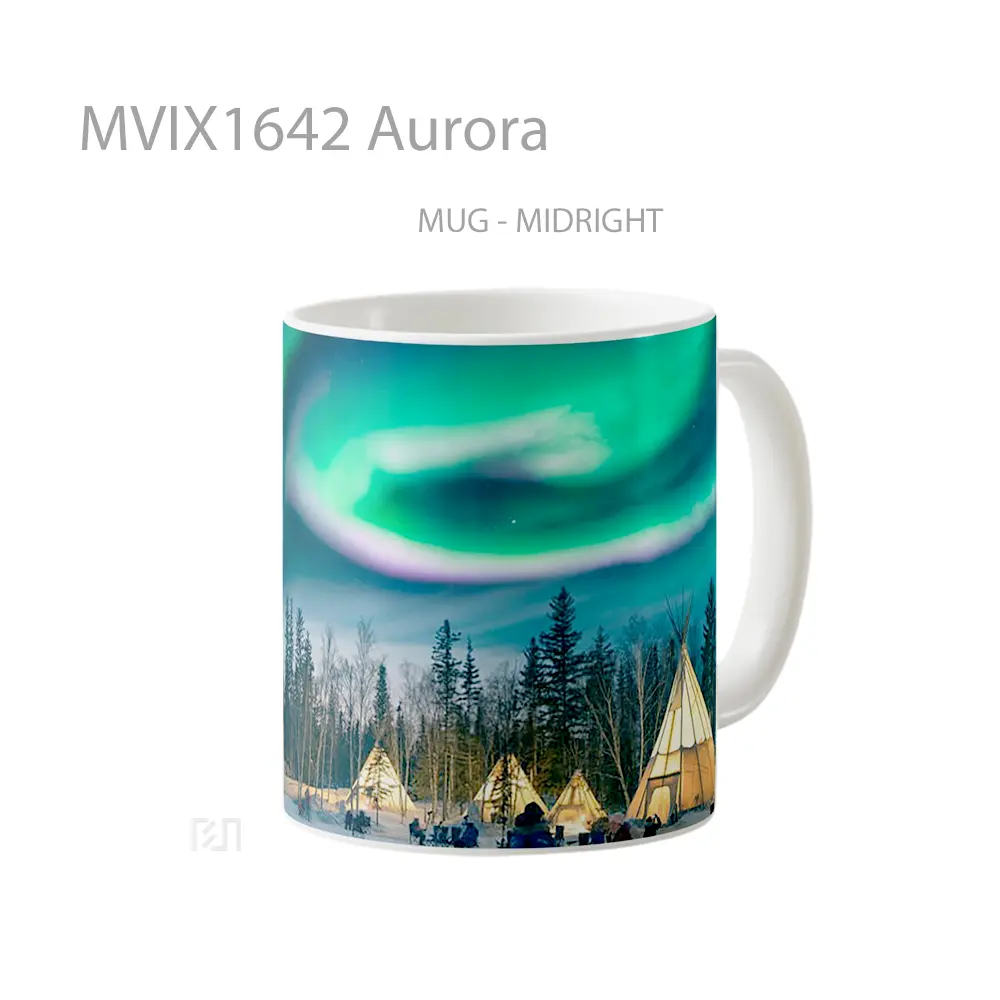 Mug Aurora Full Wrap Lanscape - All-side / Desain