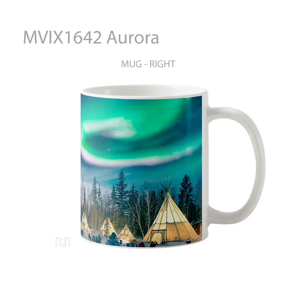 Mug Aurora Full Wrap Lanscape - All-side / Desain