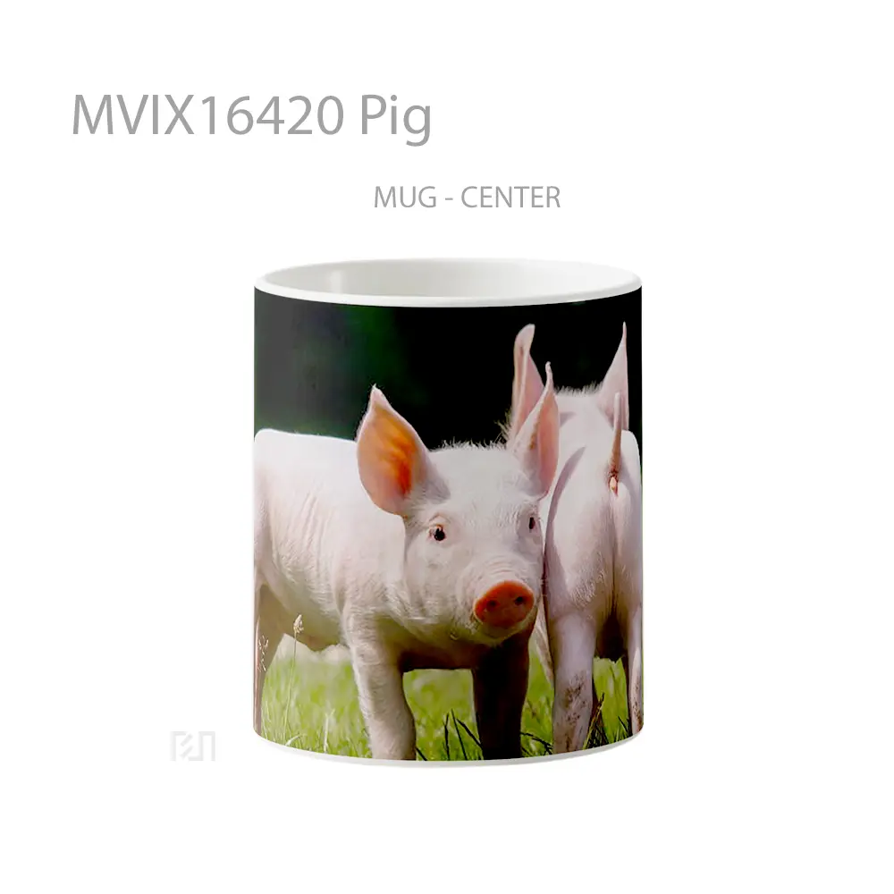 Mug Pig Full Wrap Lanscape