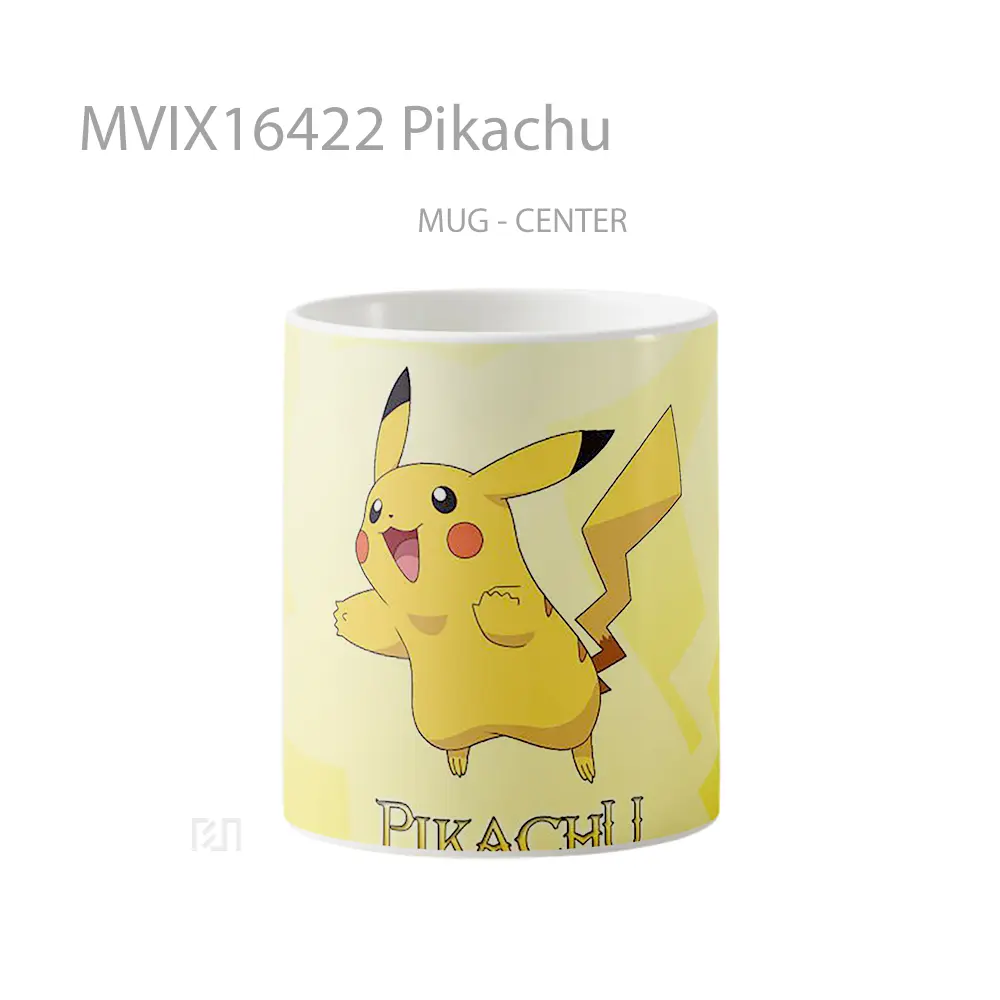 Mug Pikachu Full Wrap Lanscape